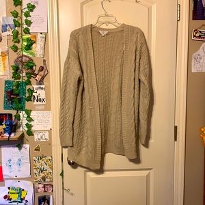 Pink rose medium boho cardigan